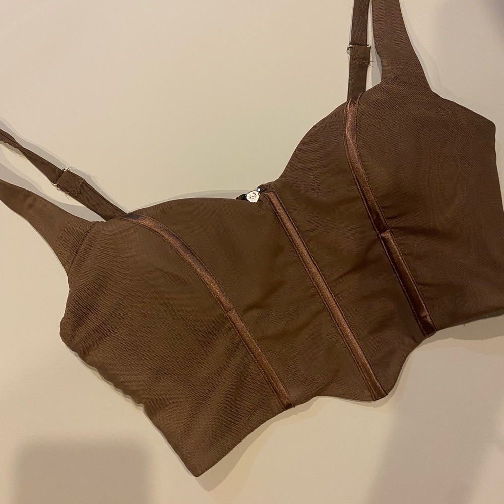 Brown corset
